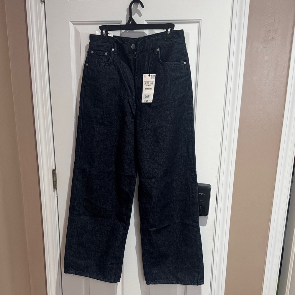 Zara Women's Black Flare & Wide Leg Jeans